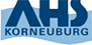 Logo der AHS Korneuburg, BG & BRG Korneuburg, Liese Prokop-Straße 1, AT-2100 Korneuburg, Schriftzug AHS Korneuburg 